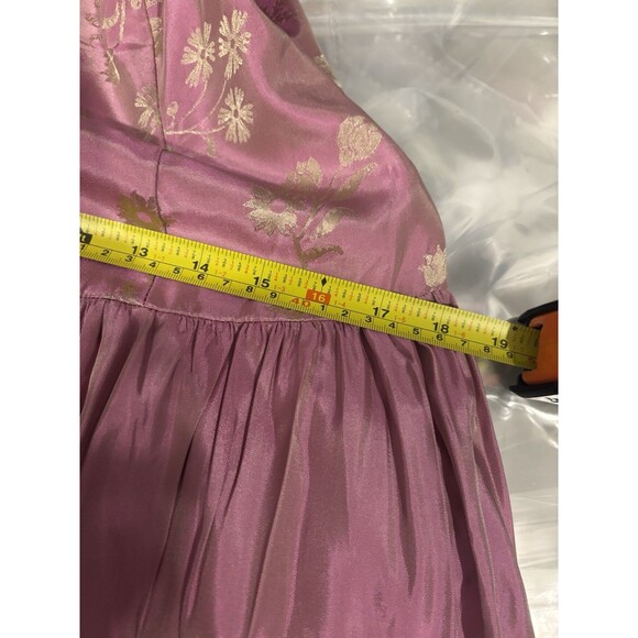 Vtg Jessica McClintock Gunne Sax Prom Tulle Dress 9 Pink Fairy Princess Corset - Picture 7 of 16